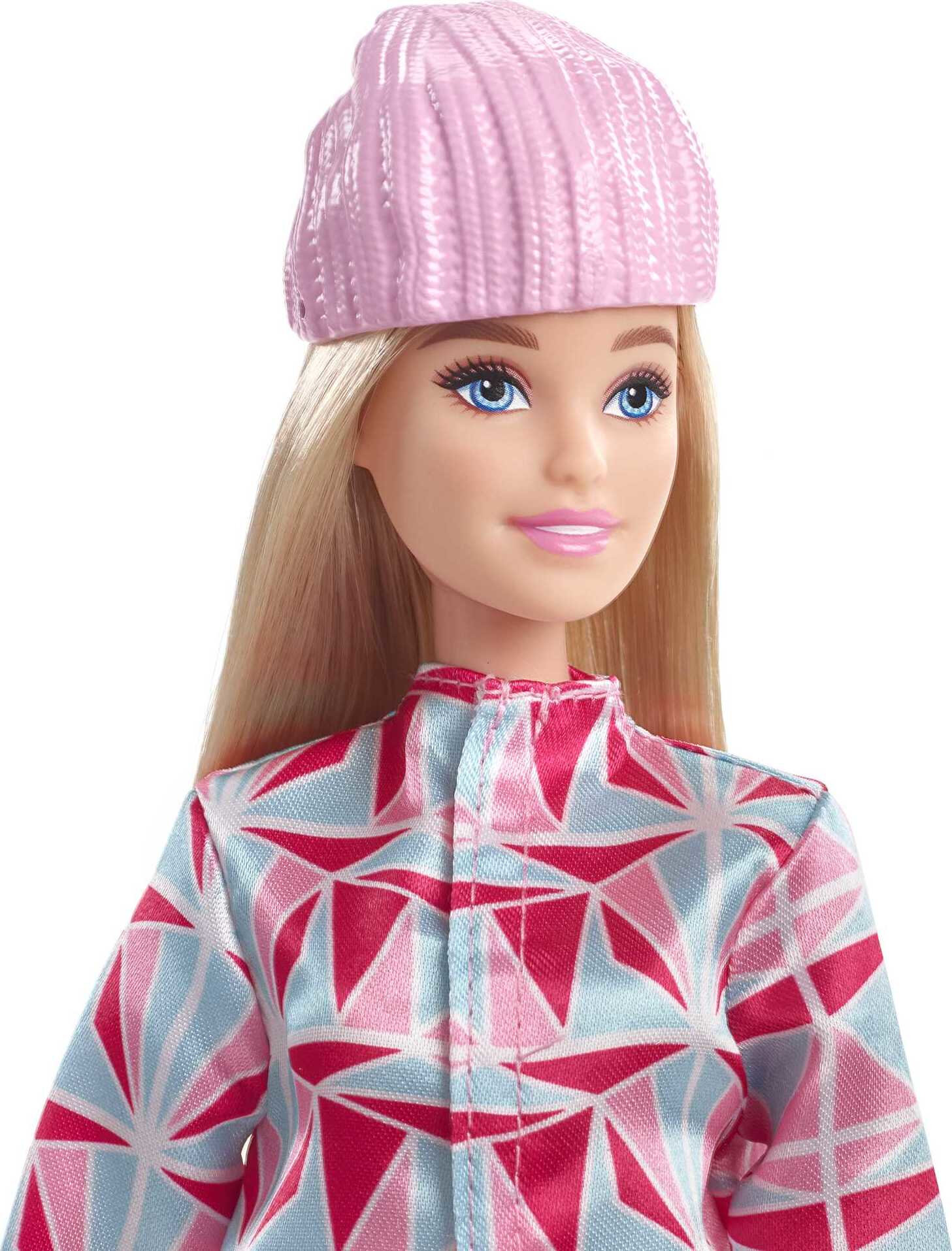Barbie Snowboarder Fashion Doll Dressed in Jacket, Pants & Helmet, with Blonde Hair - image 2 of 6