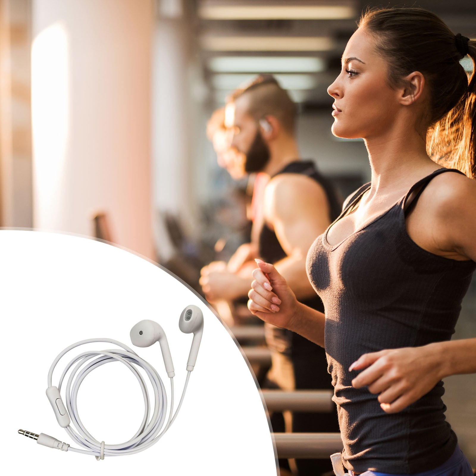 Wired Headphones with Microphone Electronics Earbuds Wired with