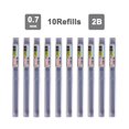 thumbnail image 1 of 0.5mm/0.7mm Simple Automatic Pencil Student‘s Press Type Automatic Pen Can Replace Lead Lead Movable Pencil, 1 of 7