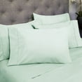thumbnail image 2 of BED BATH N MORE Luxurious Ultra Soft 6-Piece Bed Sheet Set Mint Queen, 2 of 5