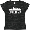 thumbnail image 3 of Inktastic Boston Massachussetts Skyline Women's T-Shirt, 3 of 5