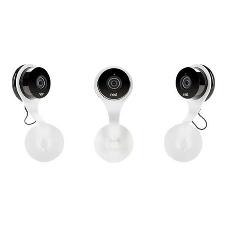 Wasserstein - 360° Swivel AC Outlet Mount for Nest Cam and Dropcam PRO Security Cameras - White