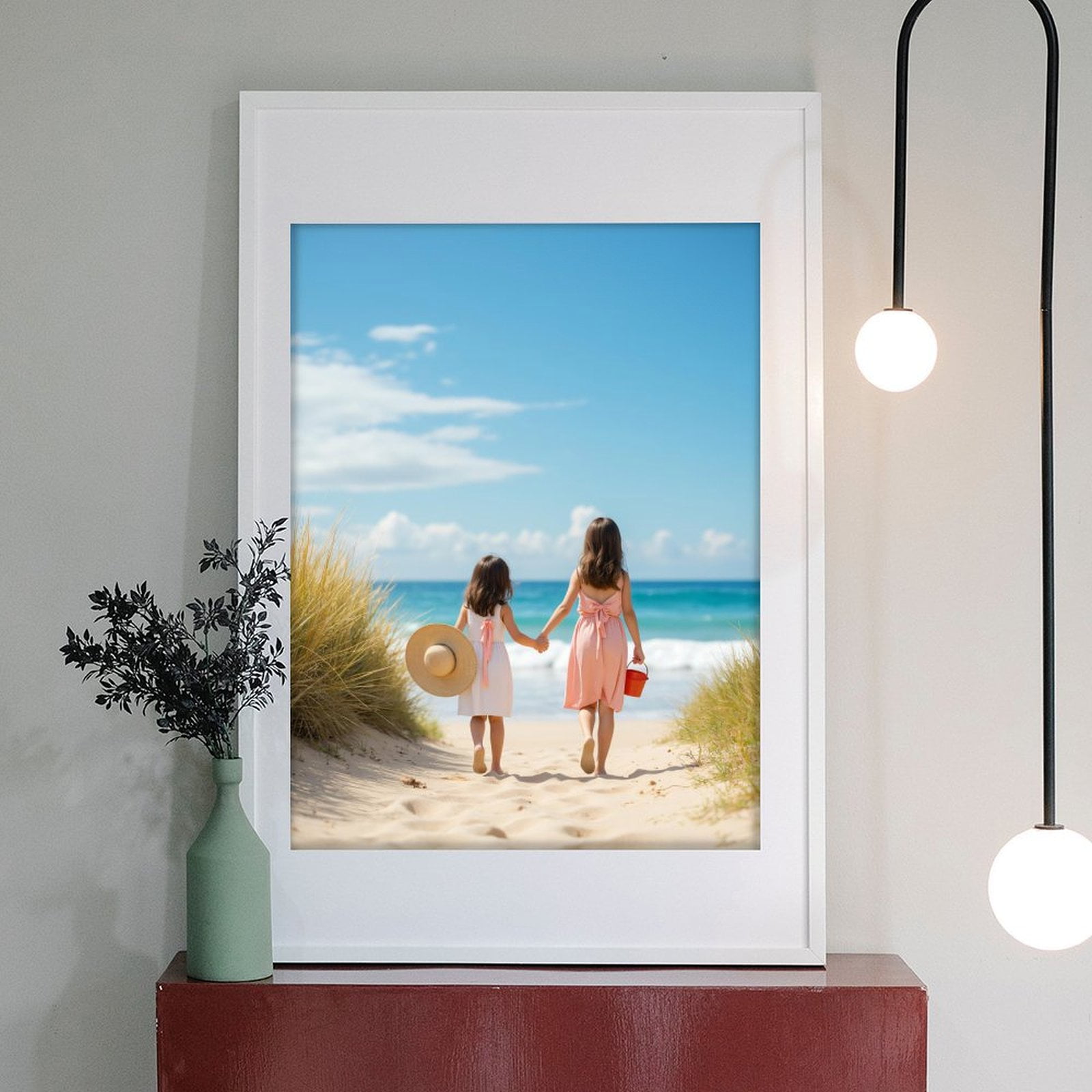 Diamond Art Kit for Adults, Girls Beach Adventure Summer Day Diamond Painting for Adults Beginners, 5D DIY Diamond Art Painting Kits, Colorful Diamond Painting Craft for Home Decor 12x16