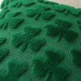thumbnail image 5 of 2PCS St. Patrick's Day Pillow Covers Decorations, 18 x 18" Green Shamrock Soft Plush Faux Fur Throw Pillow Cases for Chair Sofa Bedroom Living Room Lucky Home Decor by JEWLALO, 5 of 6