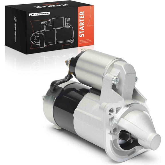 A-Premium Starter Motor Compatible with Mitsubishi Lancer 2002-2003 L4 2.0L, Mirage 1998-2002 L4 1.8L, Mirage 2001-2002 L4 1.5L, 12V 1.2KW 8 Teeth Clockwise, Replace# 410-48376, M0T81281