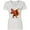 AA-White, variant on Dabbing Turkey Thanksgiving Women's V-Neck T-Shirt