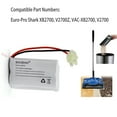 thumbnail image 6 of 2-Pack XB2700 Battery V2930 V2700Z V2700 4.8V 1500mAh Ni-Mh for Shark Euro Pro Vacuum Cleaner Attachments, 6 of 6