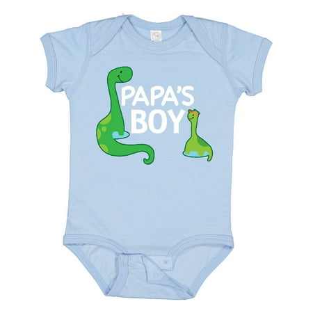 

Inktastic Papa s Boy Grandson Boys Baby Bodysuit