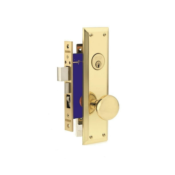 Apartment Mortise Lockset With Bolt Latch amp; Rocker - ... - Walmart.com