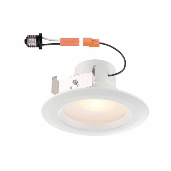 4 in. White Recessed LED Trim with 90 CRI, 2700K