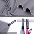 thumbnail image 3 of 2 Pack Microfiber Towel Quick Dry Bath Towels Super Absorbent for Sport Travel Swimming Beach Ultra Soft, Compact Microfiber Camping Towel Suitable for Hiking Gym Yoga, 3 of 8