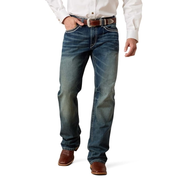 Jean Corte Bota ARIAT M4 Tiro Bajo 100% Algodón Hombre
