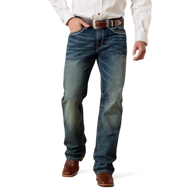 Jean Corte Bota ARIAT M4 Tiro Bajo 100% Algodón Hombre