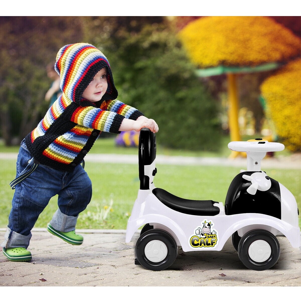 Details about   Gymax 3-in-1 Baby Walker Sliding Car Pushing Cart Toddler Ride On Toy Sound New 