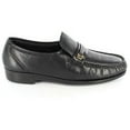 thumbnail image 6 of Florsheim Men's Dress Shoes Riva Black Leather Slip On 17088-01 free shipping, 6 of 7