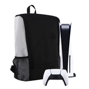 Carrying Case for PS5 Lightweight Console Travel Bag Backpack for PlayStation Console Controllers Special Storage for CD Cable or Other Accessories
