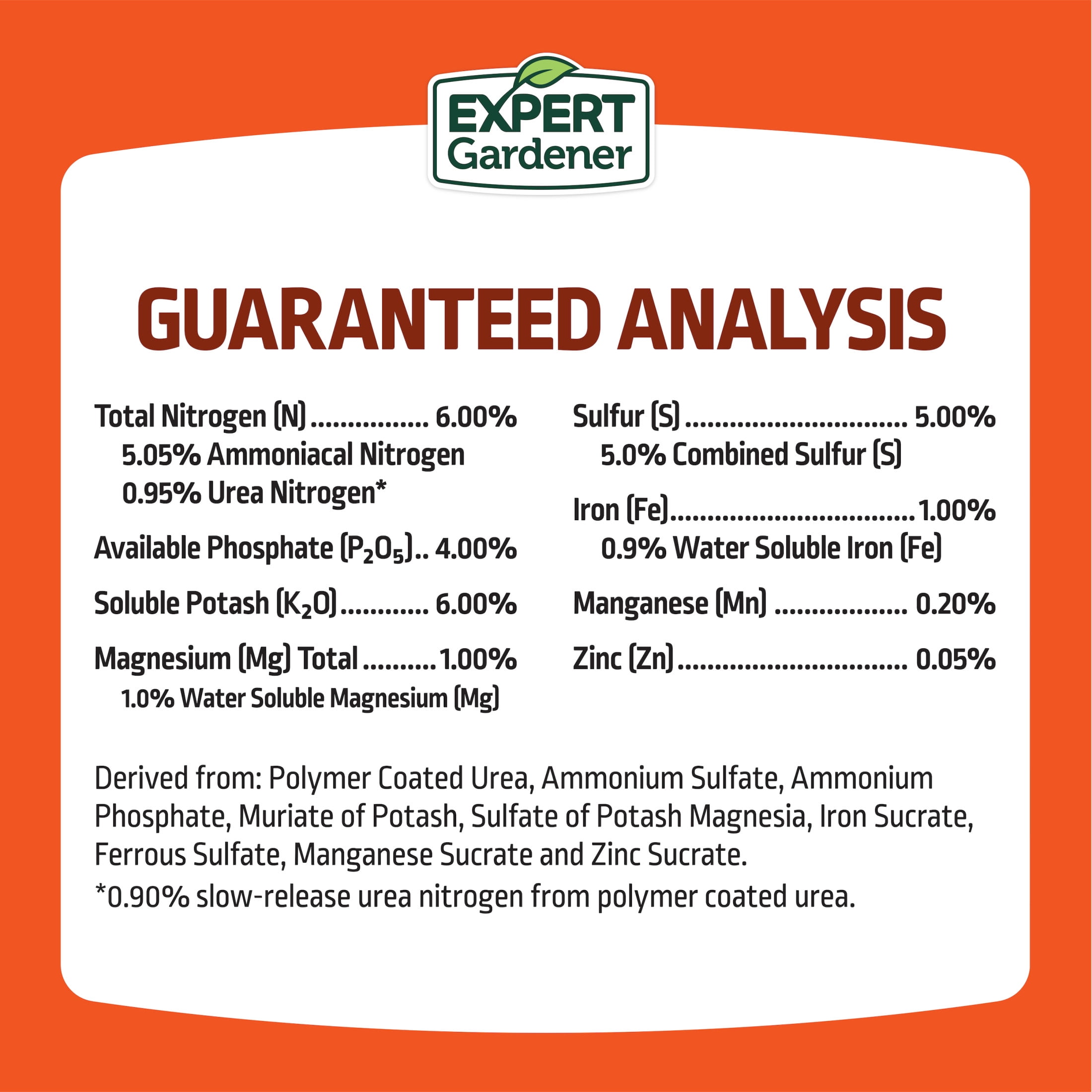 Expert Gardener Citrus Plant Food Fertilizer 6-4-6, 4 lb.