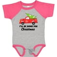 thumbnail image 3 of Inktastic I'll Be Home for Christmas Truck with Tree Boys or Girls Baby Bodysuit, 3 of 5
