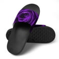 thumbnail image 4 of GZHJMY Stylish Slides for Women Men, Purple Rose Soft Flexible Slip-on Sandals Slippers, 4 of 7