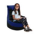 thumbnail image 4 of Factory Direct Partners SoftScape Little Gamer Kids Bean Bag, Black Blue, 4 of 5