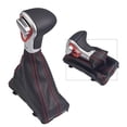 thumbnail image 5 of BUYISI Auto Shift Knob For A3 A4 A5 Q5 For A6 C6 C7 8P Gear Shift Replacement Red Line, 5 of 5
