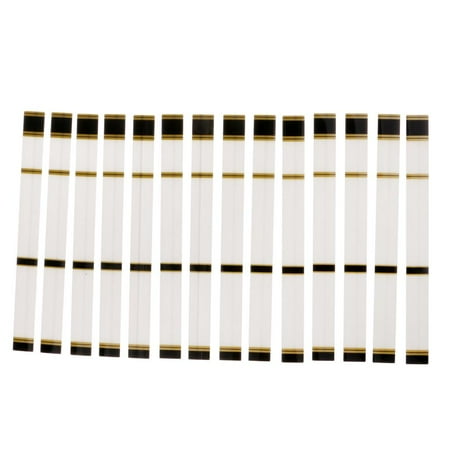 15Pieces White 19.5x2cm Shaft Stickers Wraps - Heat Shrinkable