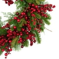 thumbnail image 6 of Northlight Cedar, Pine and Red Berries Artificial Christmas Wreath - 28" - Unlit, 6 of 9