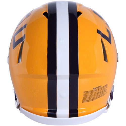 LSU Tigers Yellow Authentic Riddell NCAA Speed Full Size Helmet