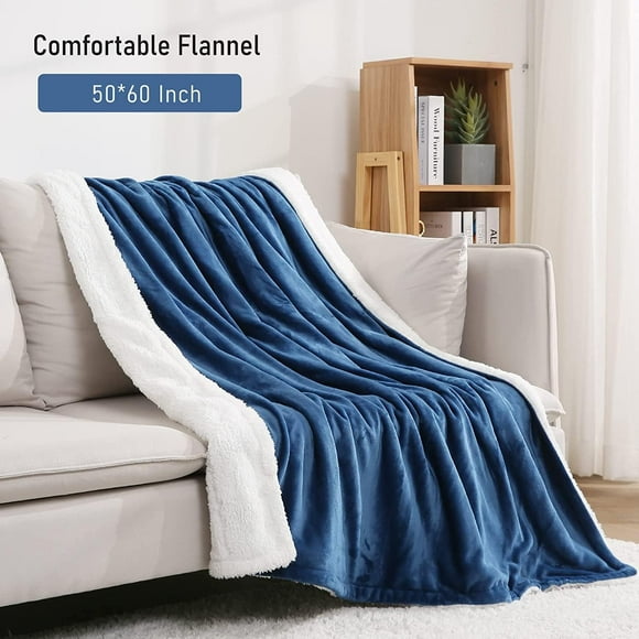 Heated Blanket Soft 50" x 60" Inch Flannel Heated Throw, with 6 Heating Levels & 5 Hours Auto-Off