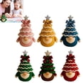 thumbnail image 2 of YWIYIUD 6IN DIY Crochet Christmas Tree Kit Santa Doll How To Crocheting Kits Beginners Easy Learn To Crochet Christmas Plush Craft Decor Ornament Holiday Xmas Decorations, 2 of 9