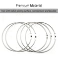 thumbnail image 3 of Heyingu 3Pcs Metal Rings Wrench Organizer 4.5 Inch Loose Leaf Binder Rings Wire Keychain Cabl for DIY Crafts Memos Photos Files & Scrapbooking, 3 of 5