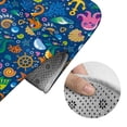 thumbnail image 5 of Xecao Sea Fish 2-Piece Vintage Seamless Anti-Skid Mat Set, featuring a stylish pattern for a safe and elegant toilet rug experience, 5 of 6
