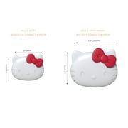 Impressions Vanity Hello Kitty Compact Mirror, Lighted Makeup Mirror with Touch Sensor (White)