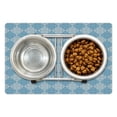 thumbnail image 1 of Geometric Pet Mat for Food and Water, Egyptian Motif with Symmetric Forms Artwork, Non-Slip Rubber Mat for Dogs and Cats, 18" X 12", by Ambesonne, 1 of 2