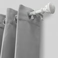 thumbnail image 3 of Mainstays 3/4” White Faux Wood Urn Adjustable Window Curtain Rod, 30”-84”, 3 of 4
