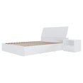 thumbnail image 1 of Nexera Ensemble de Chambre à Coucher de Rangement Réversible 3 Pcs, Blanc, Grand Lit, 1 of 8