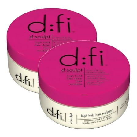 DFI D-High Hold Low Shine Hair Sculptor for Unisex, 2.65 oz - Pack of 2