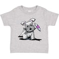 thumbnail image 3 of Inktastic Schnauzer with Heart Boys or Girls Toddler T-Shirt, 3 of 5