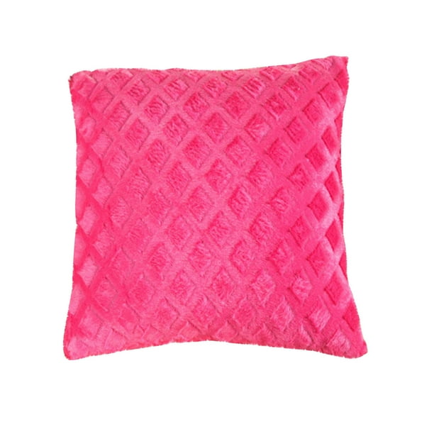 Fiudx Liquidación de ofertas flash Funda de cojín corta con estampado de cuadros y diamantes en relieve