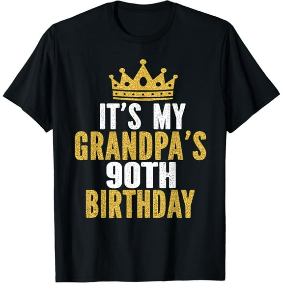 It's My Grandpa's 90th Birthday 90 Years Old Men T-Shirt
