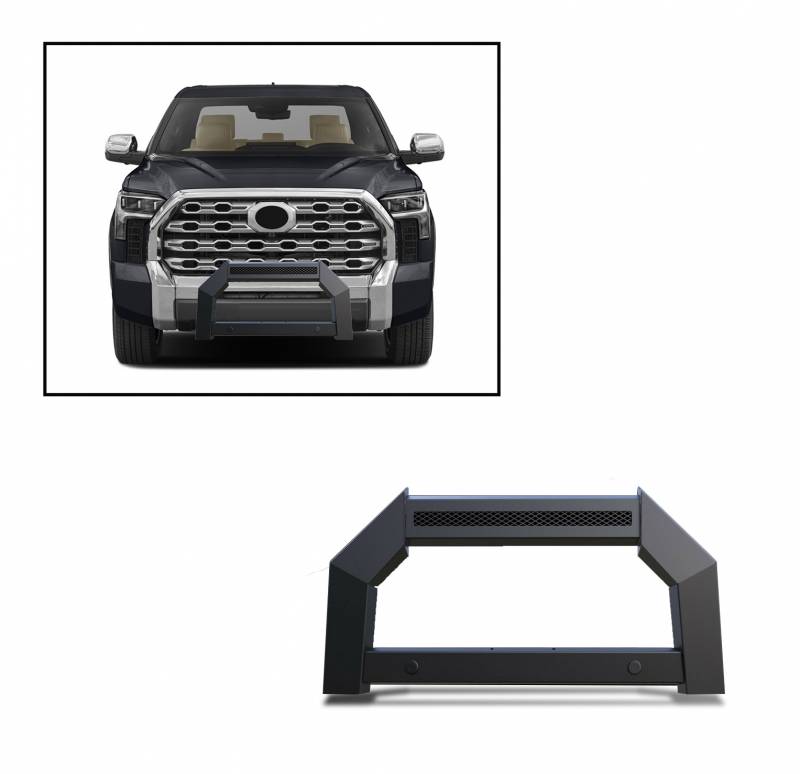 Black Horse Off Road ABTO22NL Armour Bull Bar No Skid Plate for Toyota Tundra