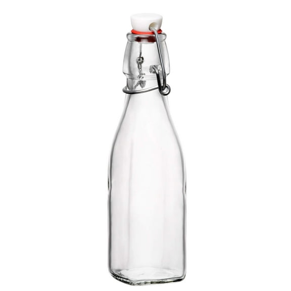Bormioli Rocco Swing Bottle, 8.5 oz, Clear