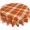 Burnt Orange, variant on Fall Tablecloth Square 52x52 Inch Burnt Orange Plaid Autumn Harvest Themed Thanksgiving Day Decorative Table Cloth Holiday Seasonal Rustic Farmhouse for Indoor Party Kitchen Dinner Picnic Decor