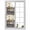 Gray, variant on Window Privacy Film Farm Animals Sunflowers Stained Glass Window Film Decorative Sun Block Window Cover Black White Checkered Plaid Window Clings Static Adhesive Sticker for Bathroom 23.6"x59"