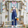 thumbnail image 6 of Alaiyaky Easter Bunny Costume Adult - Deluxe Easter Bunny Suit Rabbit Mascot Outfit - Perfect for Easter Parades Cosplay Holiday Events, 6 of 8