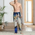thumbnail image 4 of Bingfone Starry White Horse Mens All Over Print Sleep Pajama Pants-XX-Large, 4 of 5