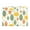 WSWES49, variant on Autumn watercolor leaf pattern Foldable Kids Toy Chest with Flip-Top Lid, Collapsible Fabric Toy Storage Organizer/Bin/Box/Basket/Trunk for Toddler