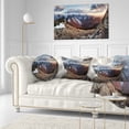 thumbnail image 3 of Designart Layers of Foggy Hills Panorama - Landscape Printed Throw Pillow - 12x20, 3 of 5