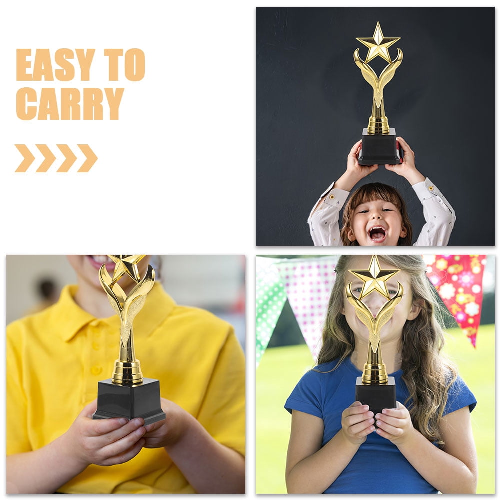 WHAMVOX  2 Pcs Kids Prizes for Rewards Party Birthday Awards Child Golden