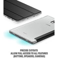 thumbnail image 5 of Galaxy Tab A 10.5 2018 Case, Poetic Smart Cover Case w/Flexible Soft Clear TPU Back, Slim-Fit Trifold Stand Folio Front, Auto Wake/Sleep, Lumos X Series, SM-T590/T595, Black, 5 of 7